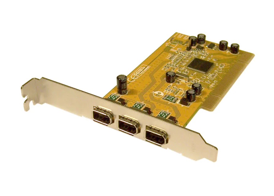 Dell 035KVP PCI-Express 3 x Ports 32-Bit Siig FireWire Card