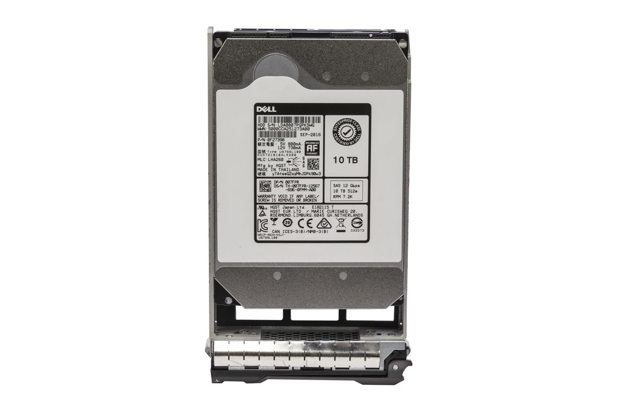 Dell 07FPR 10TB 12Gb/s SAS 7200 3.5-Inch Hard Drive