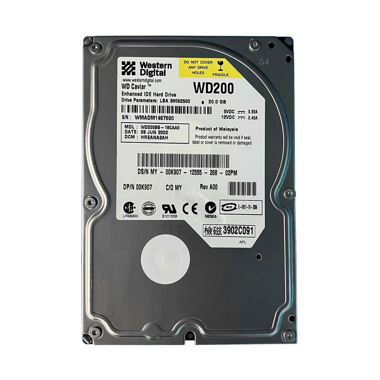 Dell 0K907 20GB IDE/ATA 7200 3.5-Inch Hard Drive