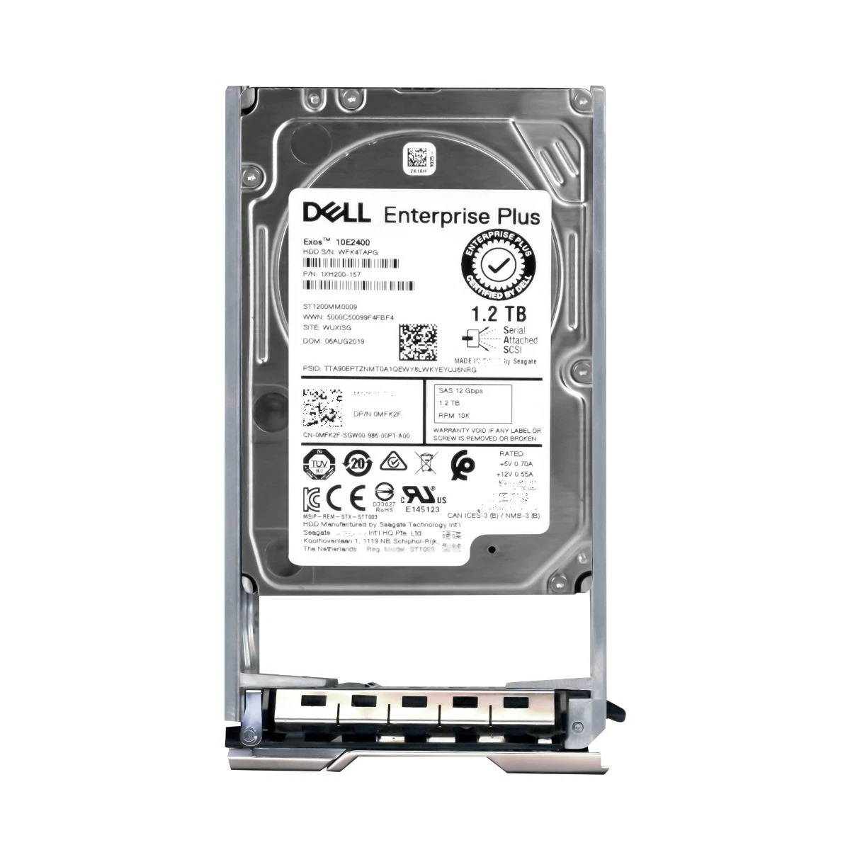 Dell 0MFK2F 1.2TB 12Gb/s SAS 10000 2.5-Inch Hard Drive