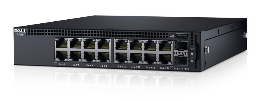 Dell 11VTD X1018 16-Port + 2-Port SFP Layer 2 Switch