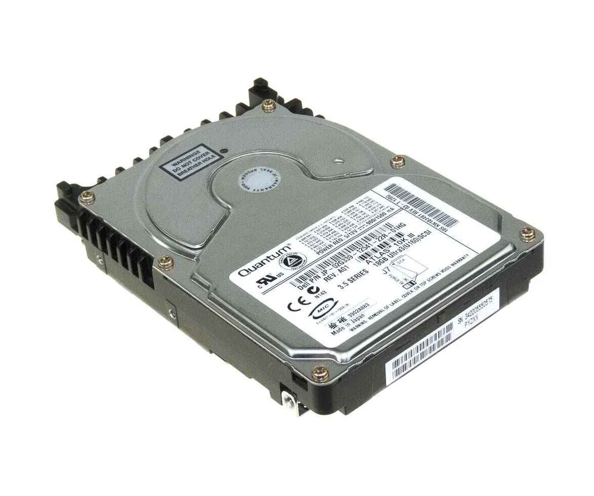 Dell 2G339 18.2GB Ultra-160 SCSI 10000 3.5-inch 8MB Hard Drive