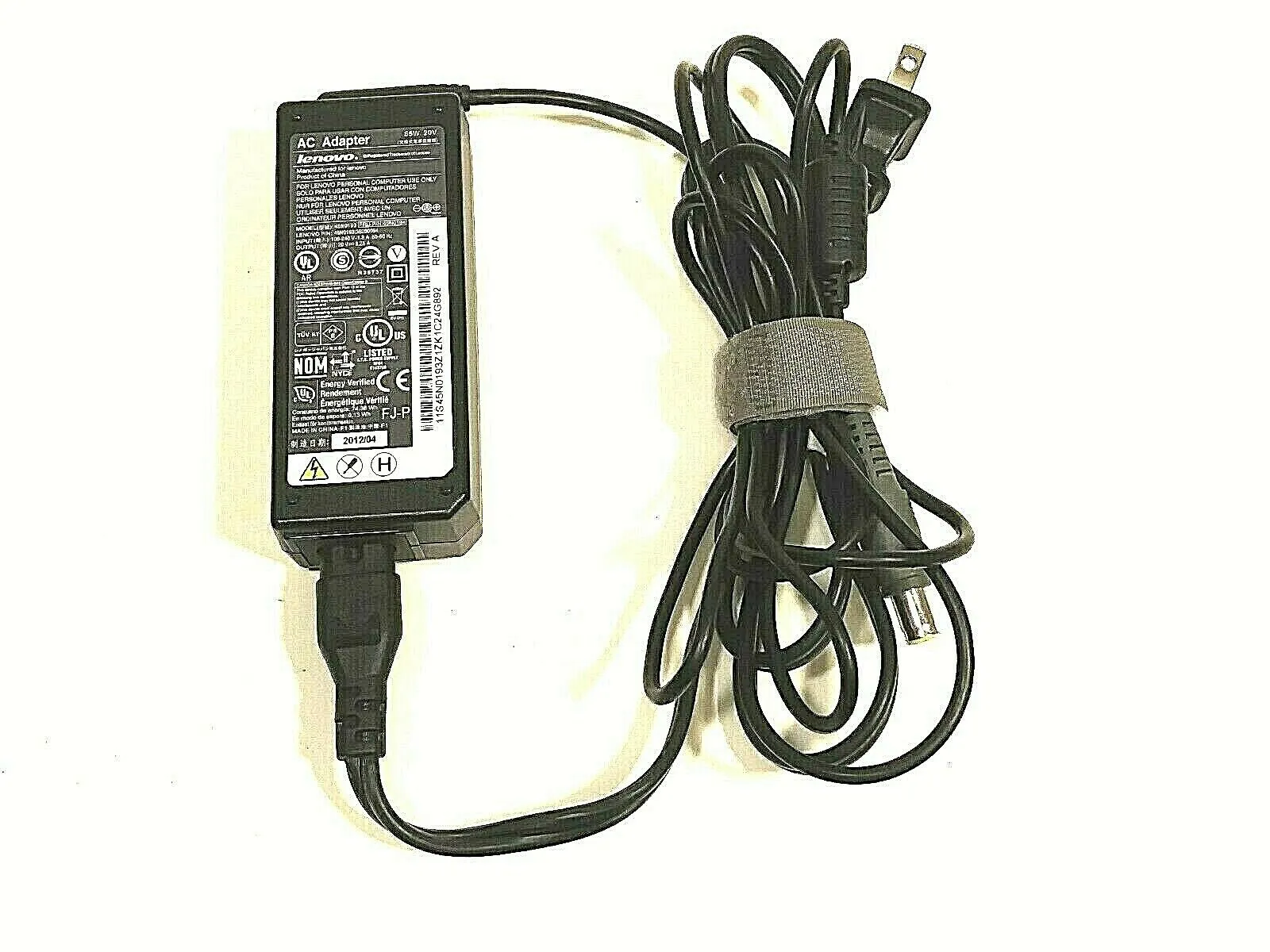 Lenovo 45N0193 65 Watts 20V 3.25A Power Adapter For ThinkPad X300