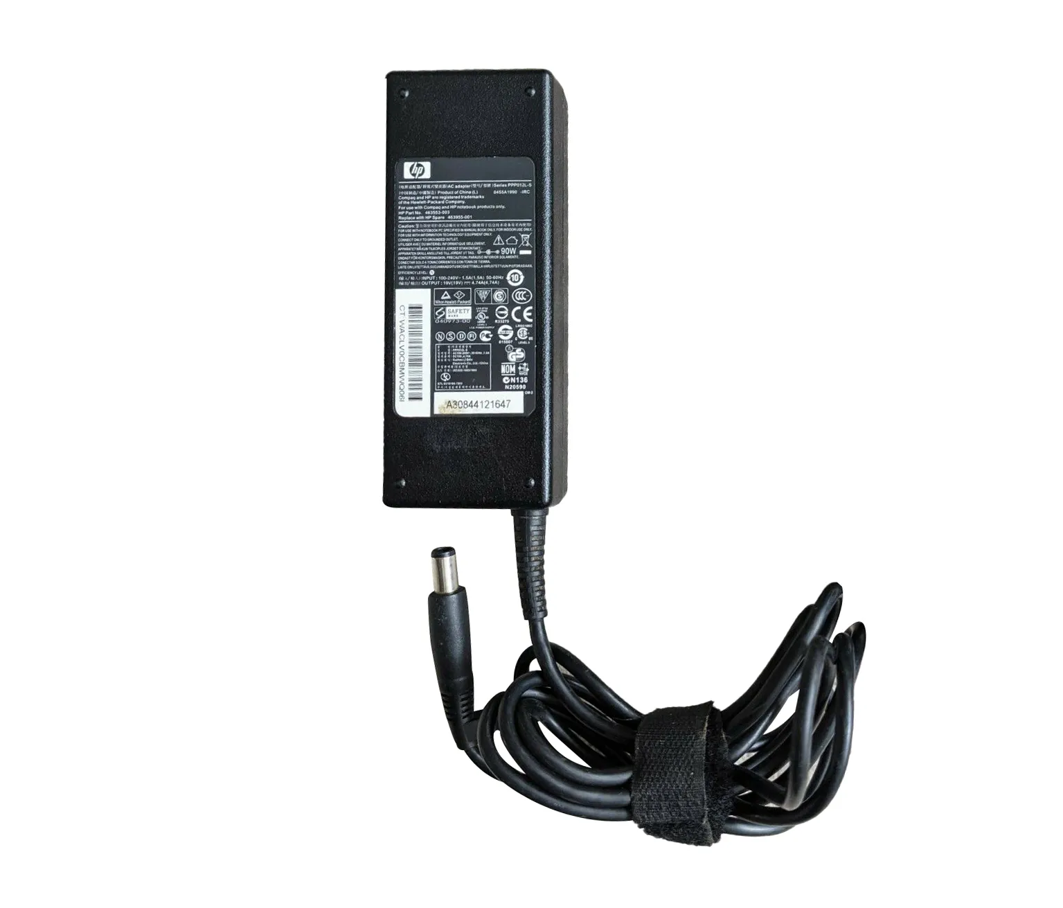 HP 463553-004 90 Watts 100-240 V 50-60Hz Power Adapter For NC6000