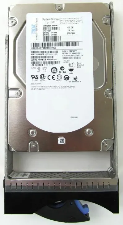 IBM 49Y1865 450GB 6Gbps SAS 15000 3.5-Inch Hard Drive