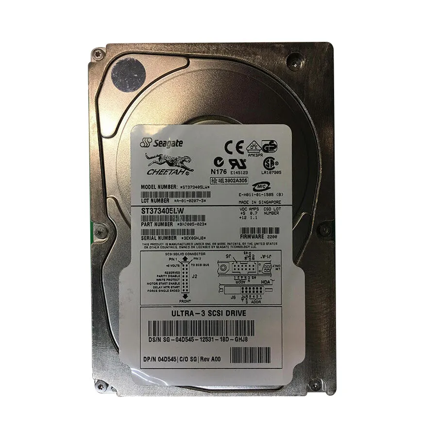 Dell 4D545 73GB 10000RPM Ultra160 SCSI 68-Pin 3.5-Inch Hard Drive