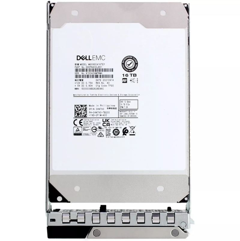 Dell 4N7V0 16TB 12Gb/s SAS 7200 3.5-Inch Hard Drive