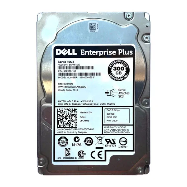 Dell 6CMH2 300GB 6Gb/s SAS 10000 2.5-Inch Hard Drive
