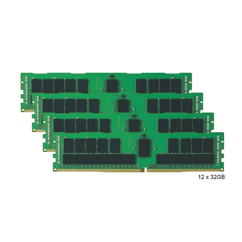 HP 6CQ06AV 384GB Kit (12x32GB) DDR4-2933MHz RDIMM 2Rx4 CL21 Memory