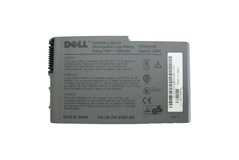 Dell 6Y270 11.1V 4400mAh Lithium-Ion Battery Latitude D500/D600