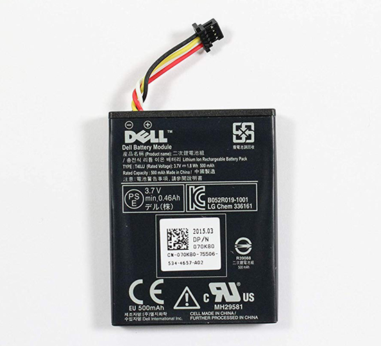Dell 70K80 Perc H710 H810 LiIon 3.7V Backup Battery