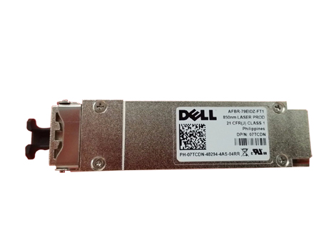 Dell 7TCDN 40Gb/s QSFP+ 850nm Duplex LC Multi-Mode Fiber Transceiver