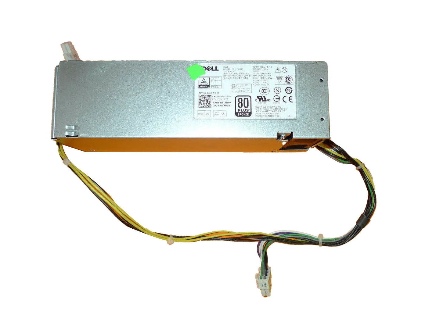 Dell 9XD51 180 Watts 100-240 V 3A 50-60Hz Power Supply