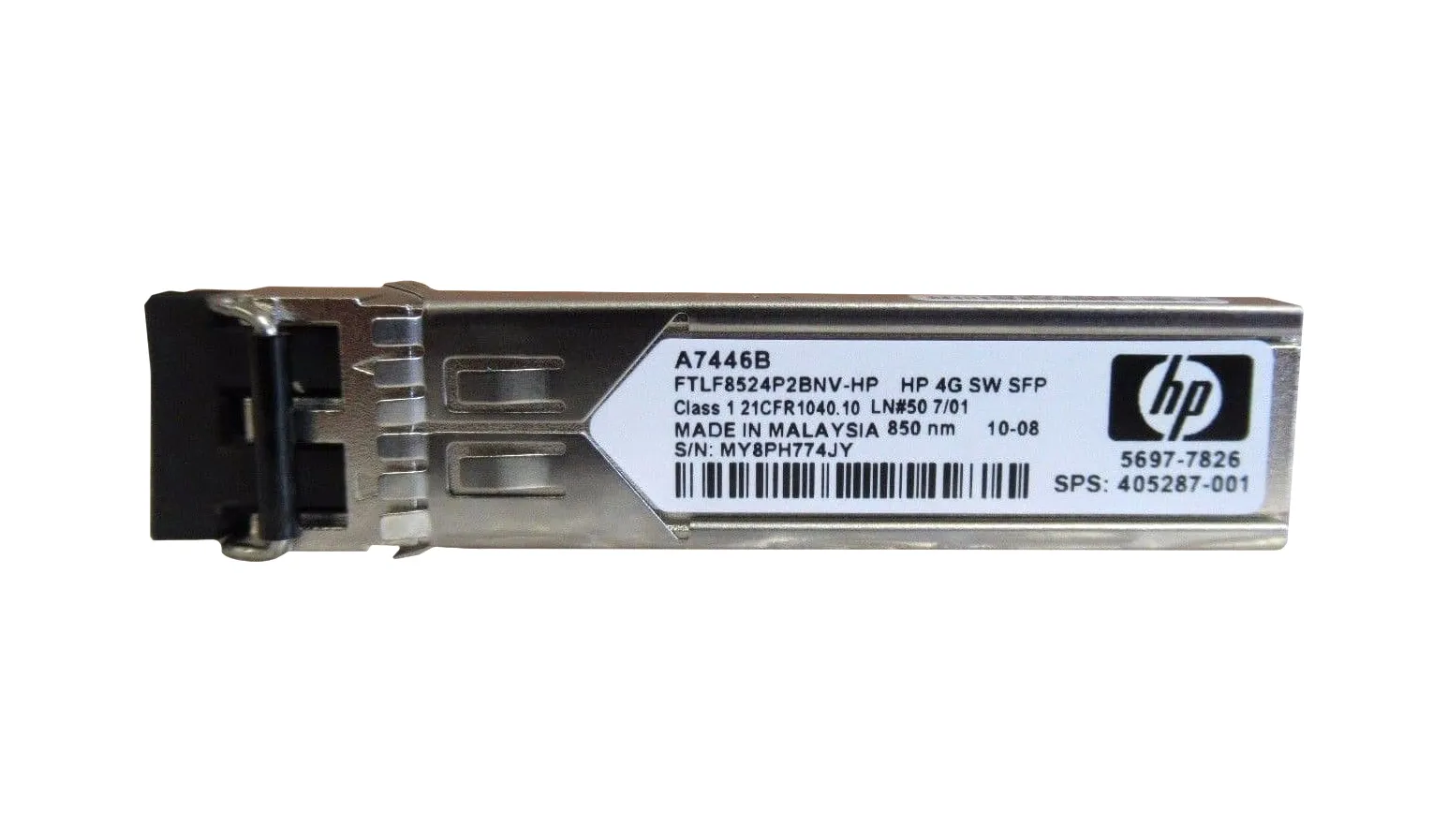 HP A7446AB 4Gb/s SFP 100m 850nm Duplex LC Multi-Mode Fiber Transceiver