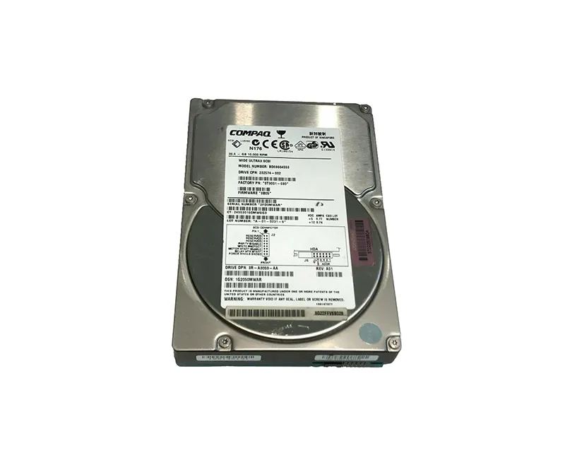 HP BD03664553 36.4GB Ultra-160 SCSI 10000 3.5-in Hard Drive