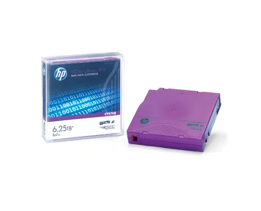 HP C7976B LTO-6 2.5TB(Native)/ 6.25TB(Compressed) Tape Media Cartridge