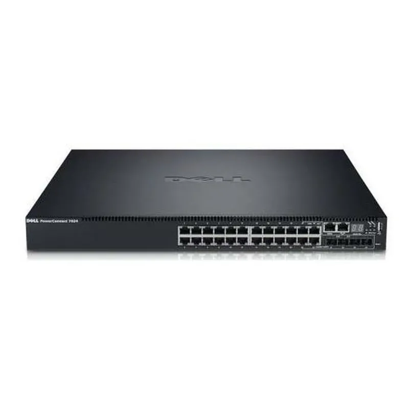 Dell CGRY2 PowerConnect 7024 24 x Ports + 4 x SFP Ports GE Switch