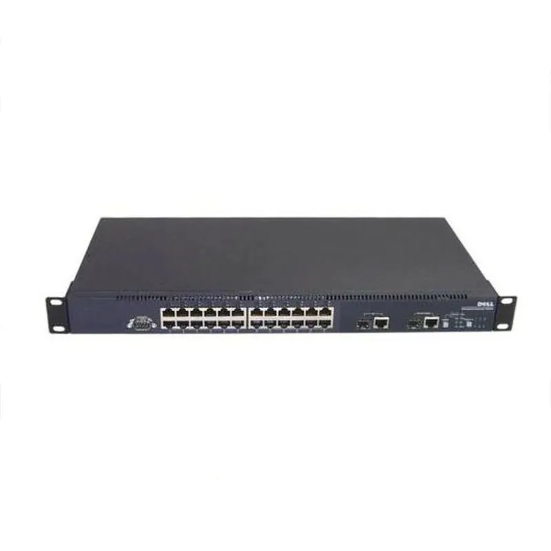 Dell D0801 3324 24-Port 2x SFP Port 2x Port 10/100/1000-TX Switch