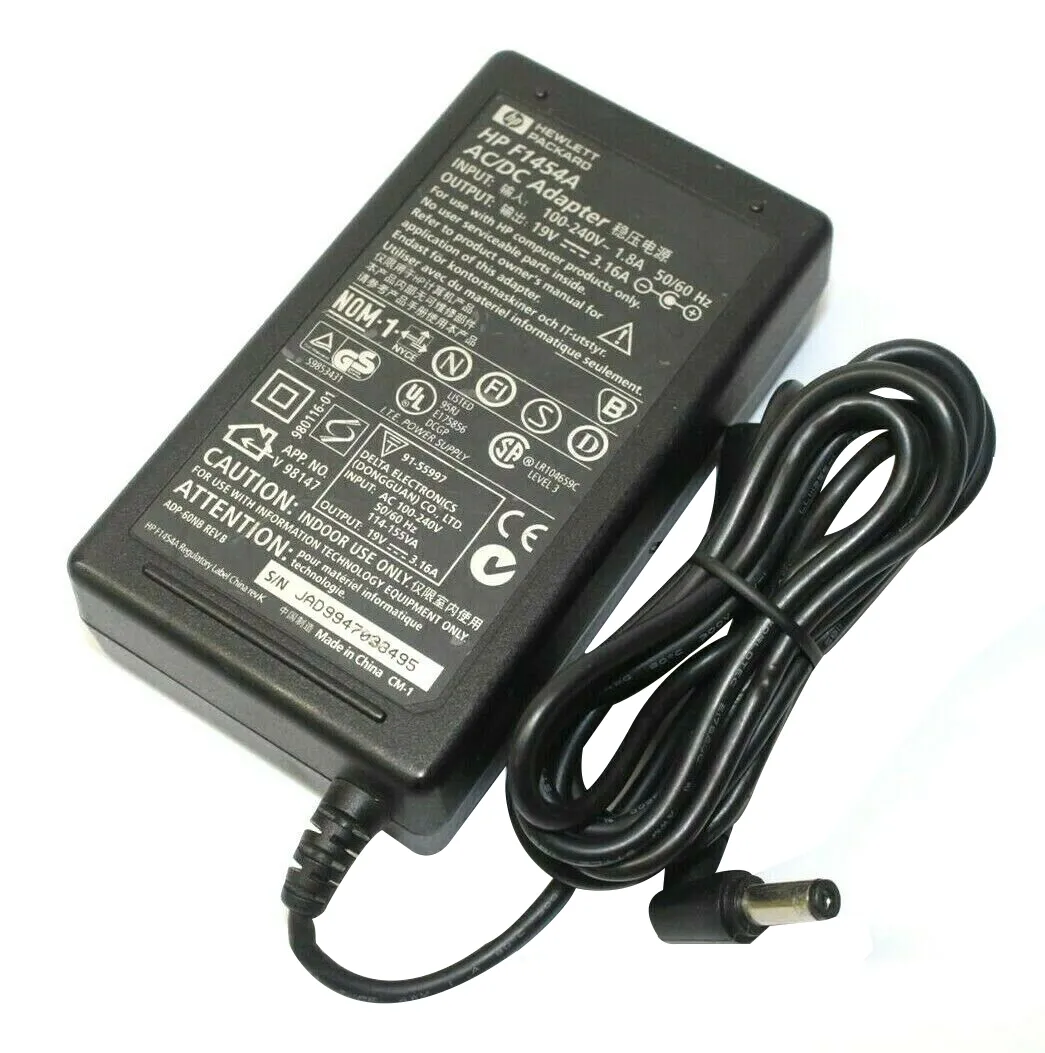 HP F1454A 120 Watts 19V 3.16A Power Adapter For Omnibook