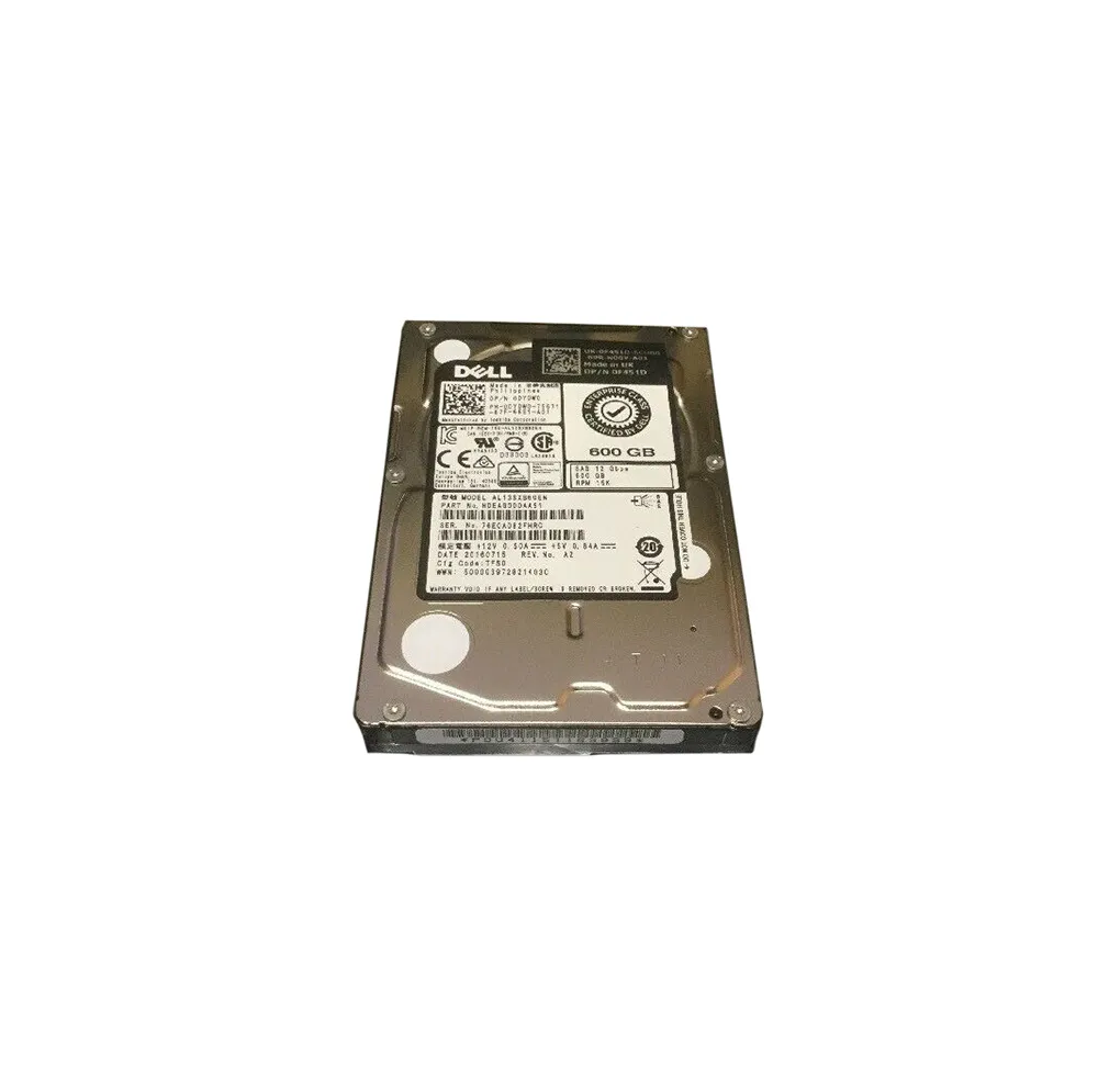 Dell F451D 600GB 15000RPM SAS 6Gb/s 3.5-Inch Hard Drive