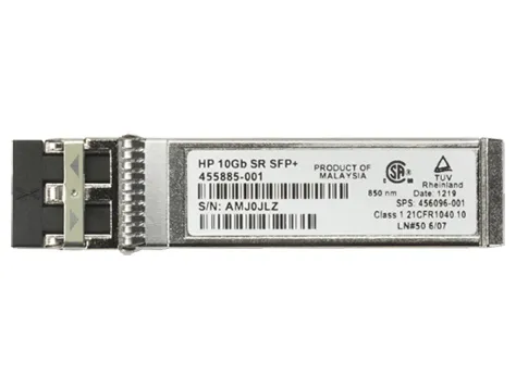 HP G8U78AV 10Gb/s SFP+ 850nm LC Multi-Mode Fiber Transceiver
