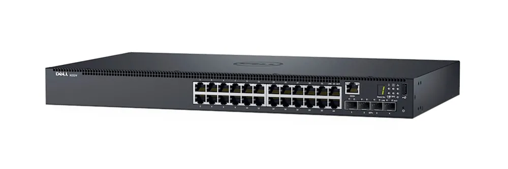 Dell GR5G4 Base N1524P 24 x Ports 10/10/ + 4 x SFP+ GE Switch