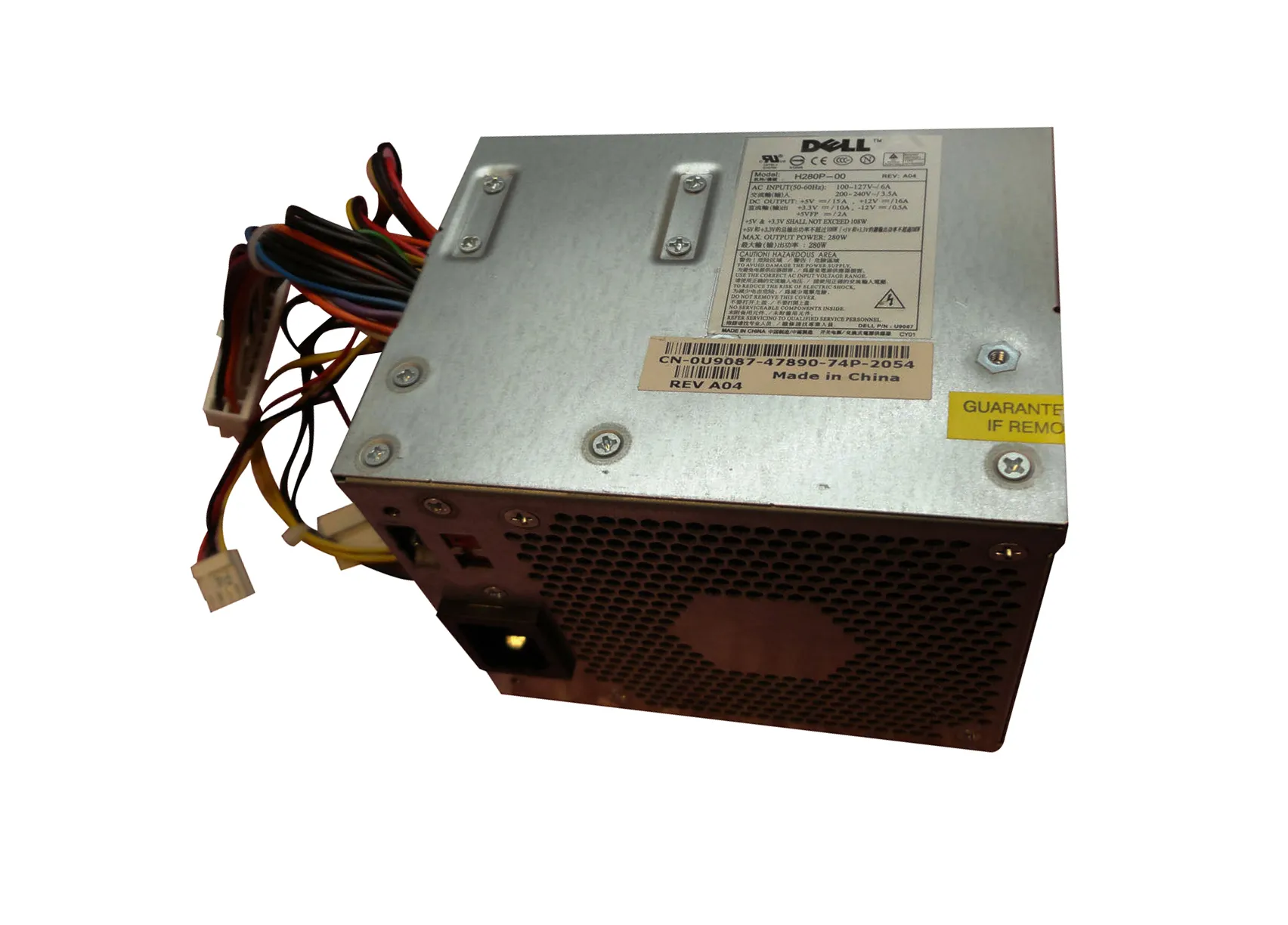 Dell H280P 280 Watts Power Supply For OptiPlex GX260/GX280