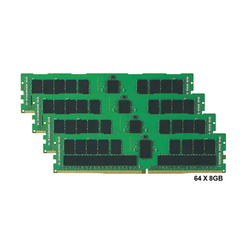 HP H7B63AR 512GB Kit (64x8GB) DDR4-2133MHz RDIMM 2Rx8 CL15 Memory