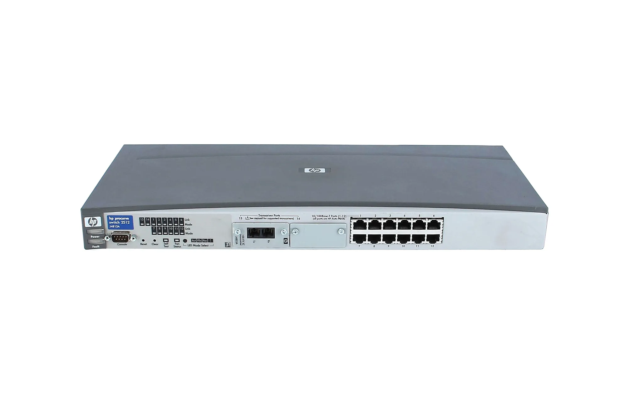 HP J4812AR 2512 12-Port + 2-Port Expansion Module Layer 2 Switch
