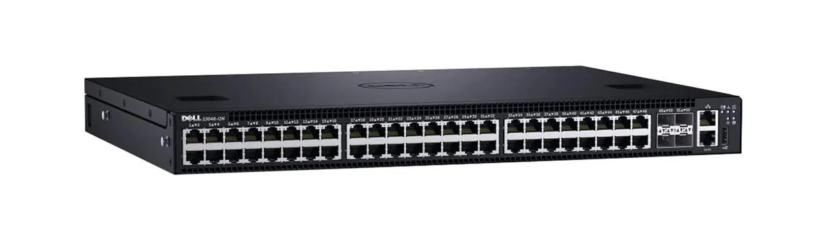 Dell J4T5K S3048-ON 48-Ports 1GbE PoE+ 4-Ports 10GbE SFP+ Switch