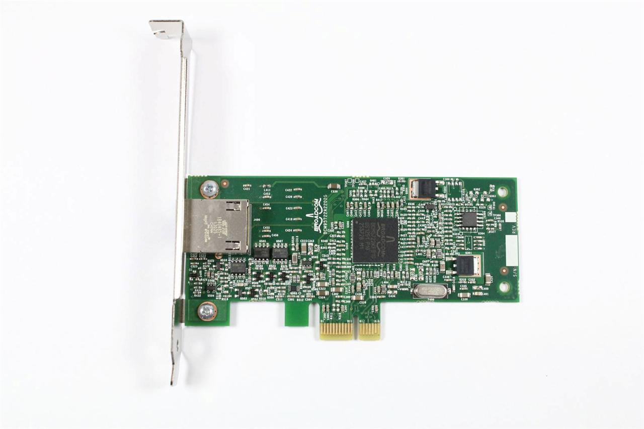Dell J5P32 1-Port 1Gb/s RJ-45 PCIE GE 10/100/1000Base-T Network Card