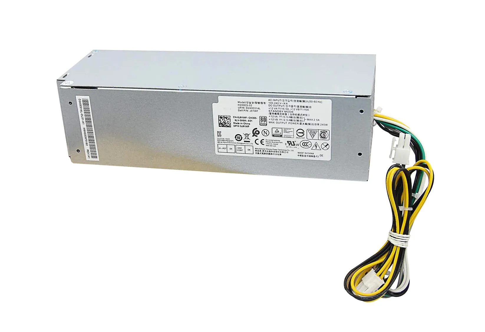 Dell J61WF 240 Watts 100-240 V Power Supply For OptiPlex 3050MT