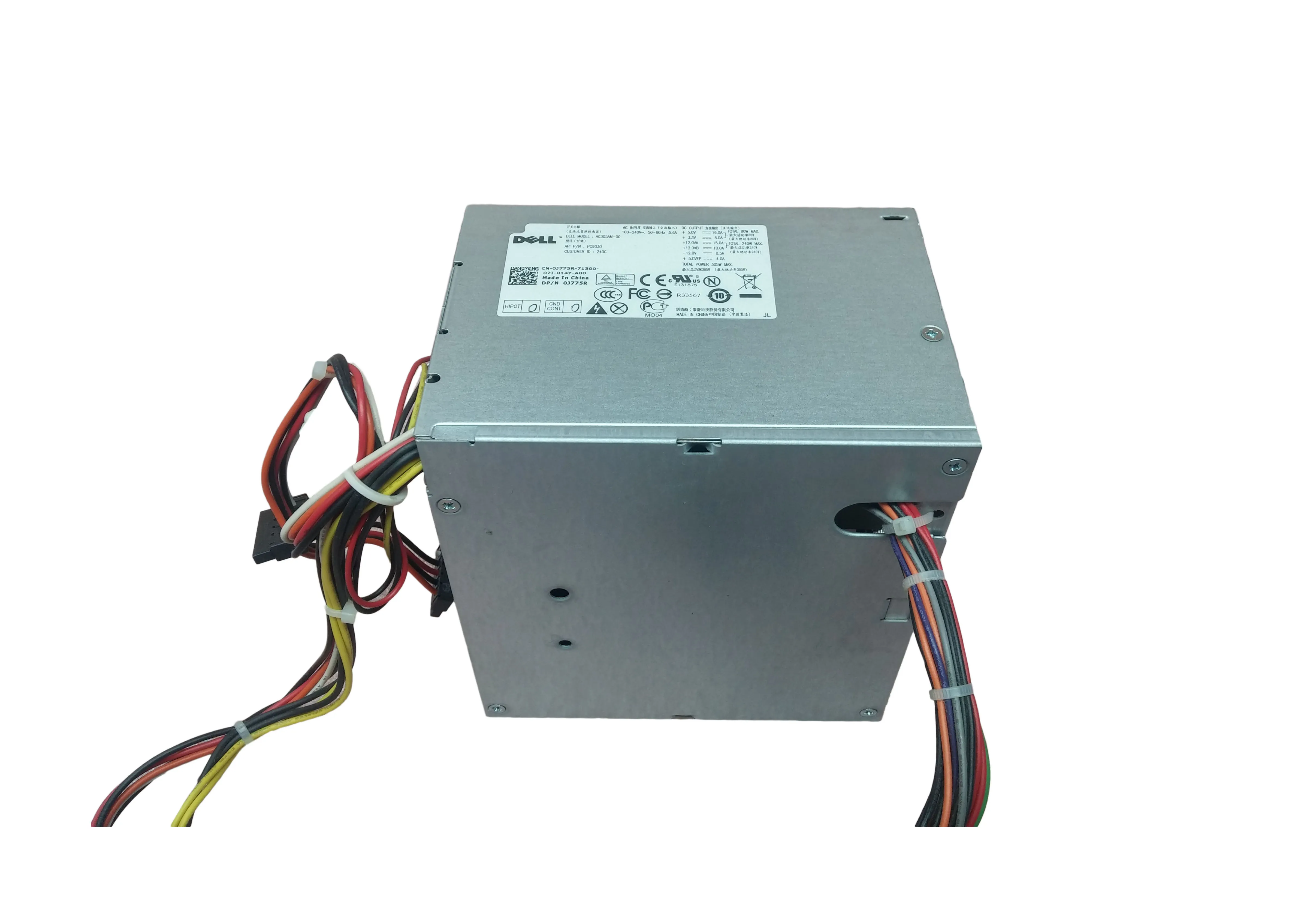 Dell J775R 305 Watts 100-240 V 5.6A 50-60Hz Power Supply
