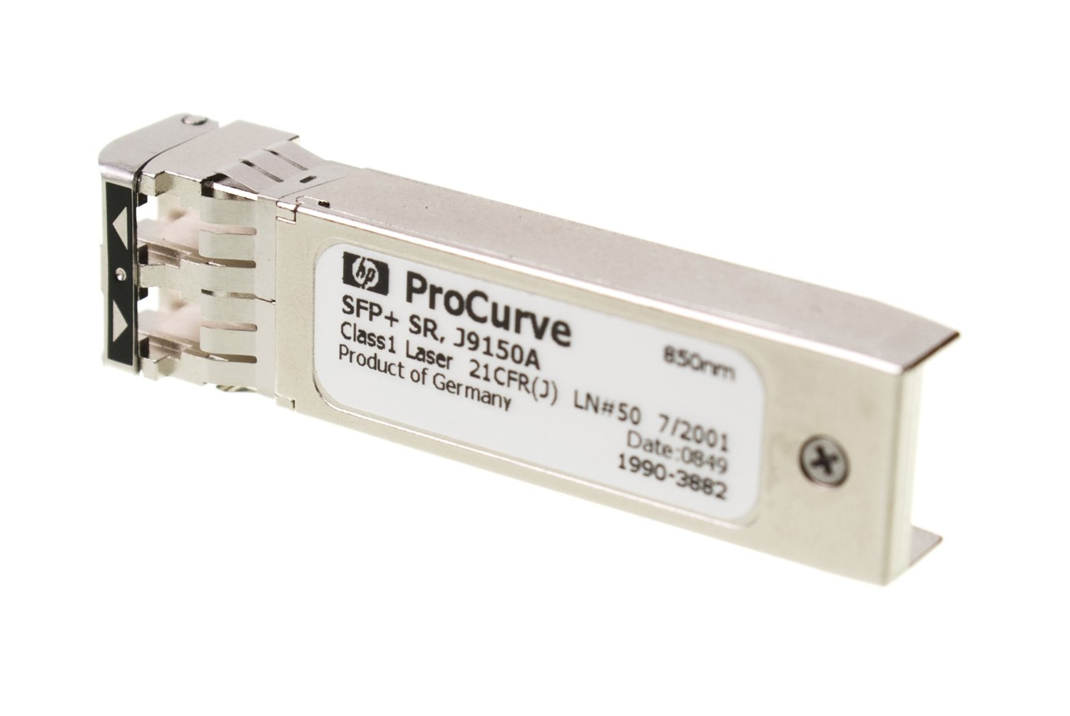 HP J9150DCM 10Gb/s SFP+ 300m 850nm Duplex LC MMF Transceiver