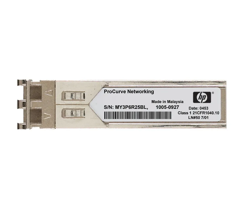 HP JD091AR 100Mb/s SFP 80km 1550nm Duplex LC SMF Transceiver