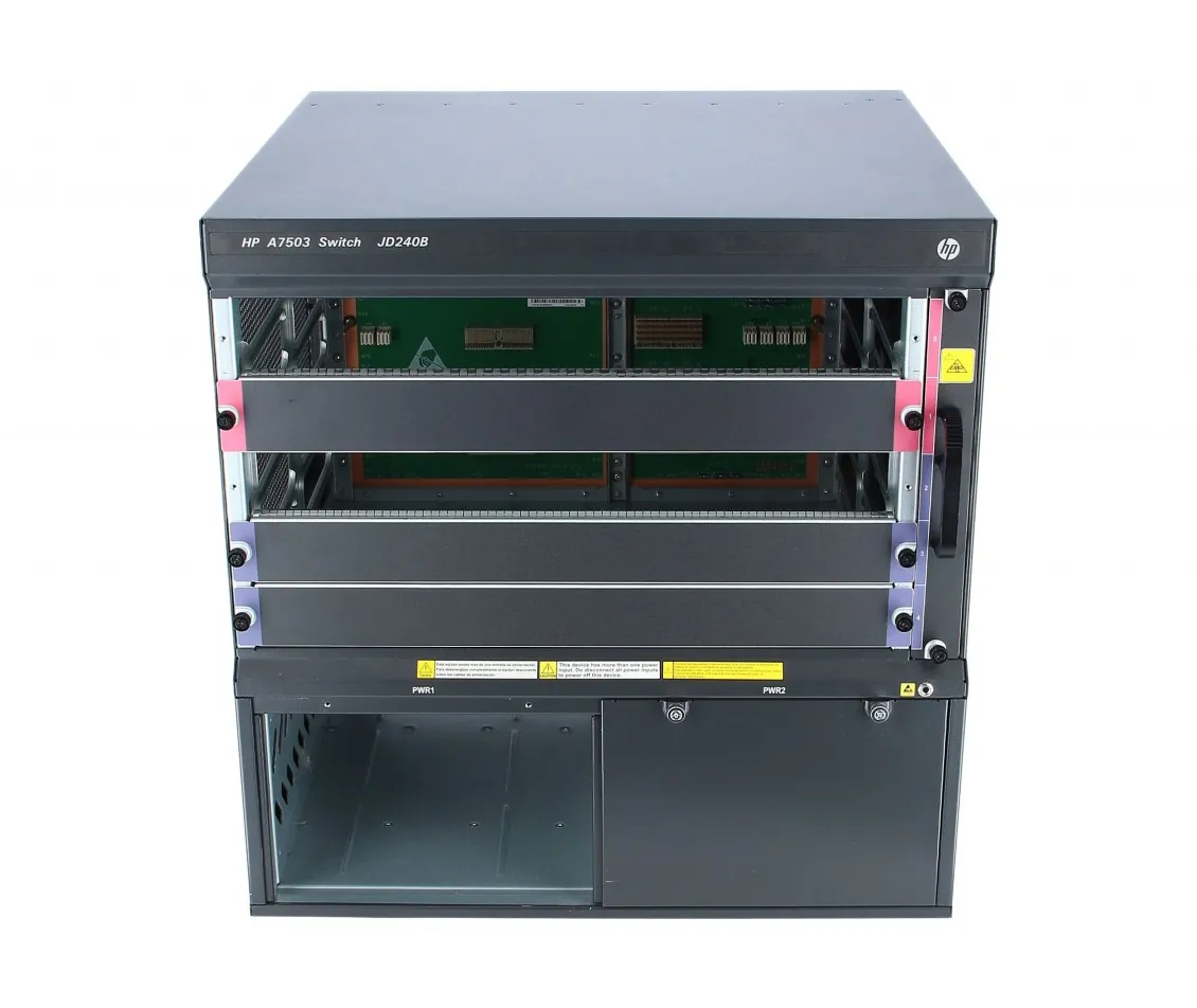HP JD240A 7500 7503 3 x I/O Module Slots + 2x Fabric Slots 10U Chassis
