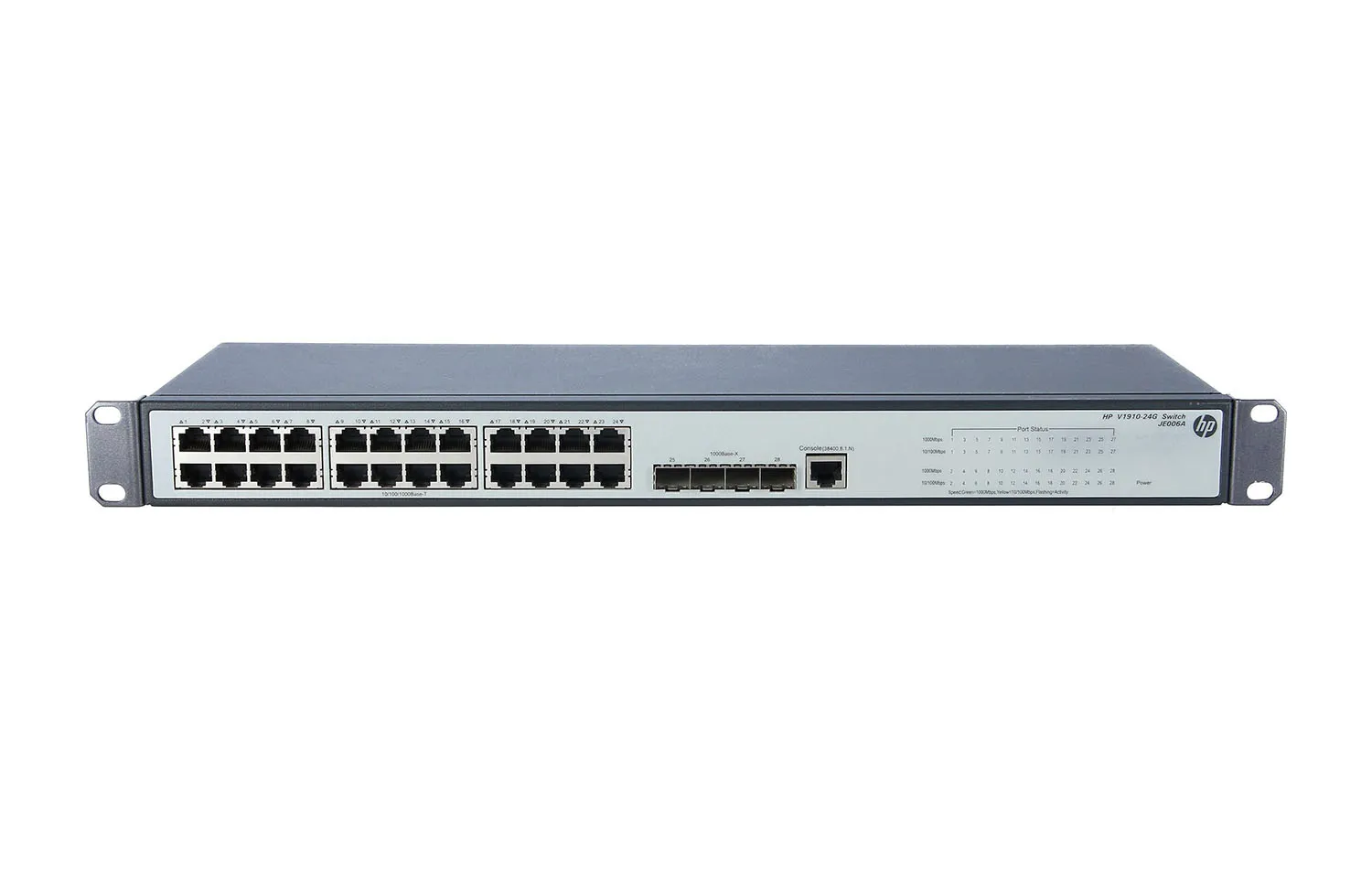 HP JE006AS 1910-24G 24-Port + 4-Port SFP Layer 2 Switch