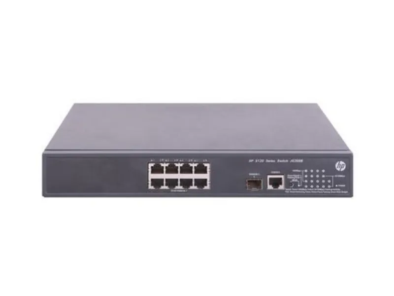 HP JG309B 5120-8G-PoE+ 8-Port + 1-Port SFP Layer 2 Switch