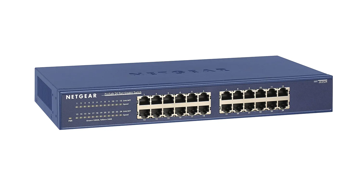 Netgear JGS524v2 Prosafe JGS524 24 x Ports 1000Base-T Un GE Switch