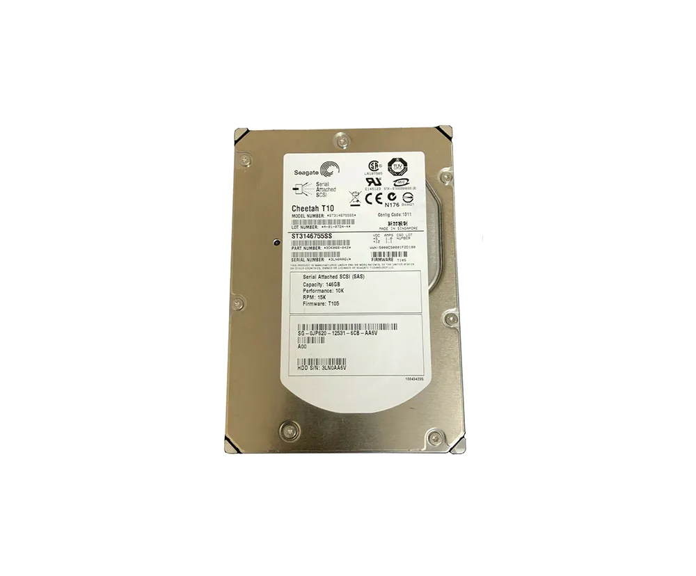 Dell JP620 146GB 3Gb/s SAS 10000 3.5-Inch Hard Drive