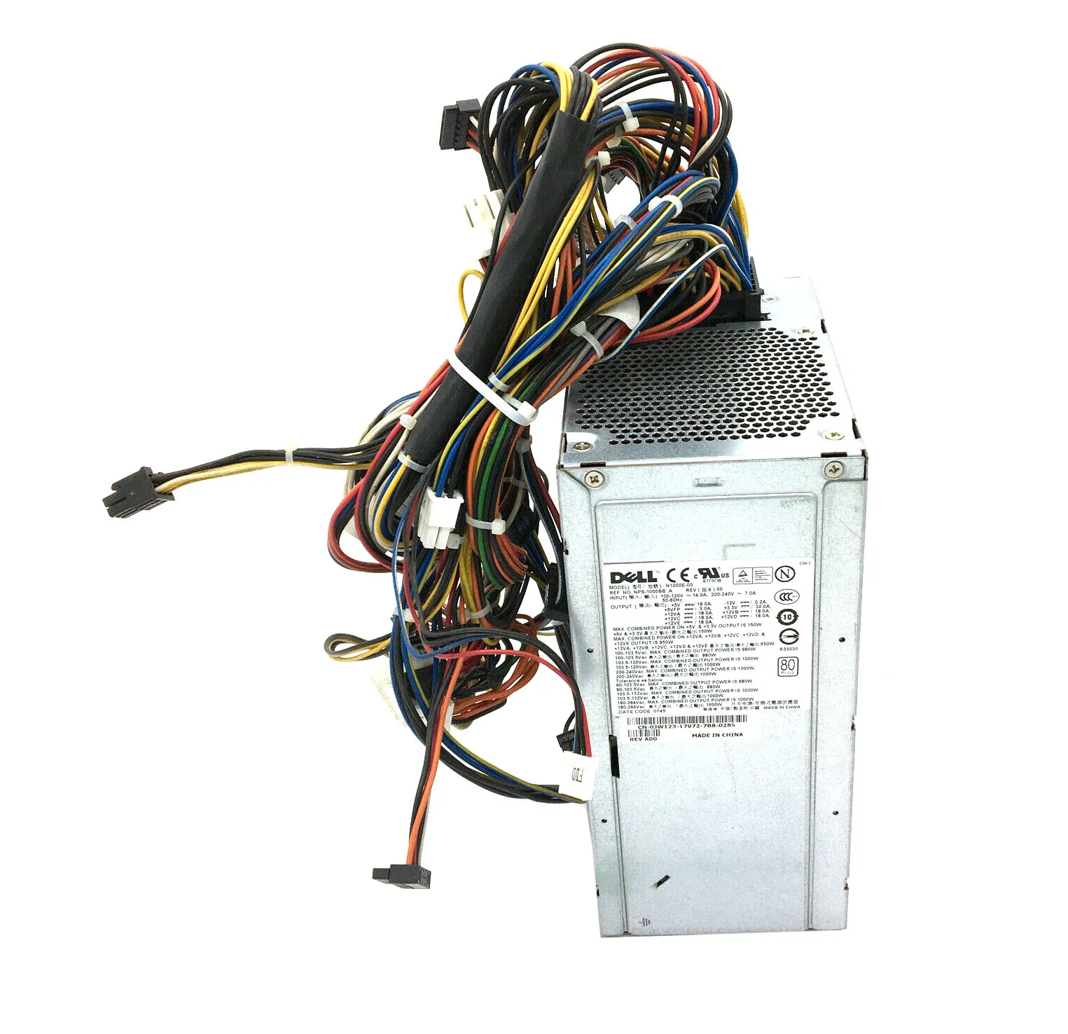 Dell JW123 1000 Watts 200-240 V 50-60Hz Power Supply