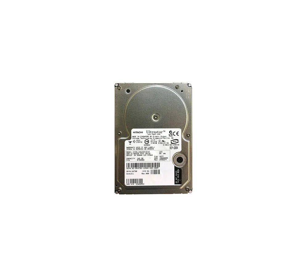 Dell K4798 146GB 10000RPM Ultra320 SCSI 80-Pin 3.5-Inch Hard Drive