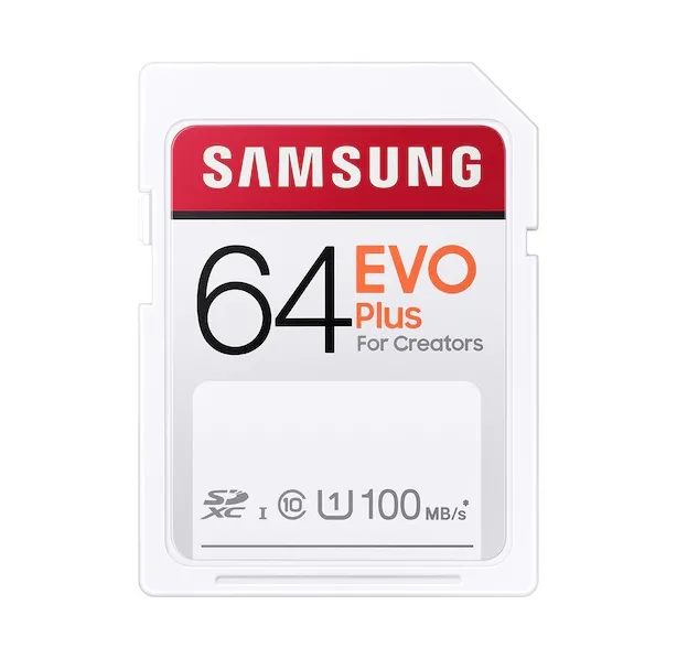 Samsung MB-SC64H/AM 64GB Evo Plus Class 10 SDXC UHS-I Memory Card