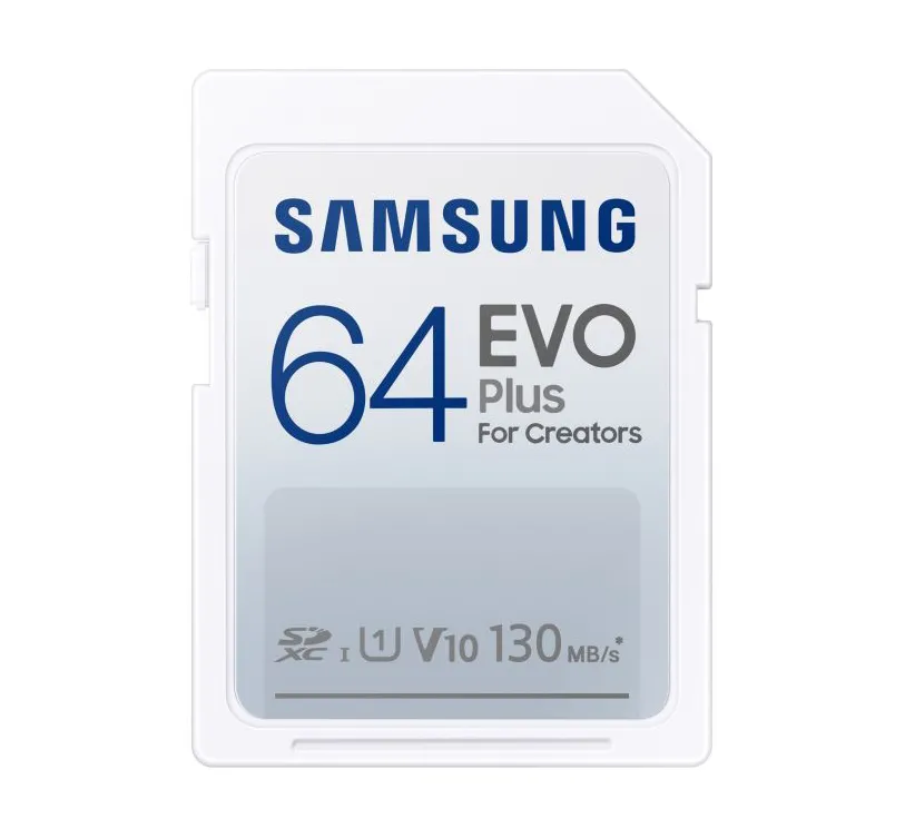 Samsung MB-SC64K 64GB Evo Plus SDXC UHS-I Memory Card