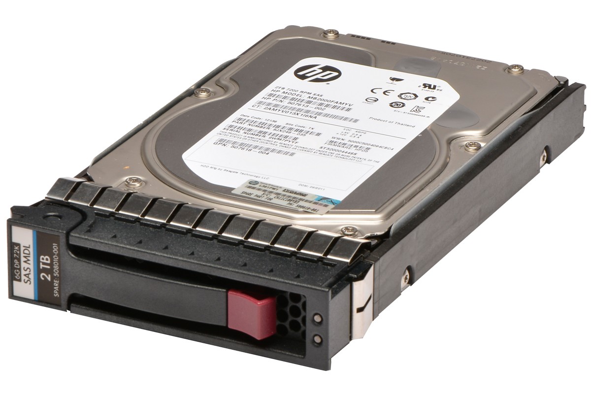 HP MB2000FBZPN 2TB 6Gb/s SAS 7200 3.5-in Hard Drive