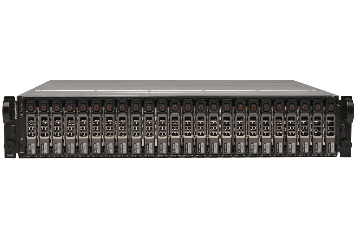 Dell MD1120 PowerVault 2.5-inch SAS 24 x 900GB Bays + 2 x EMM Controller + 2 x Power Supply 2U Rack-...