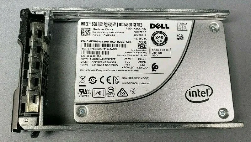 Dell MFN95 240GB 6Gb/s SATA Triple-Level Cell 2.5-inch Solid State Drive