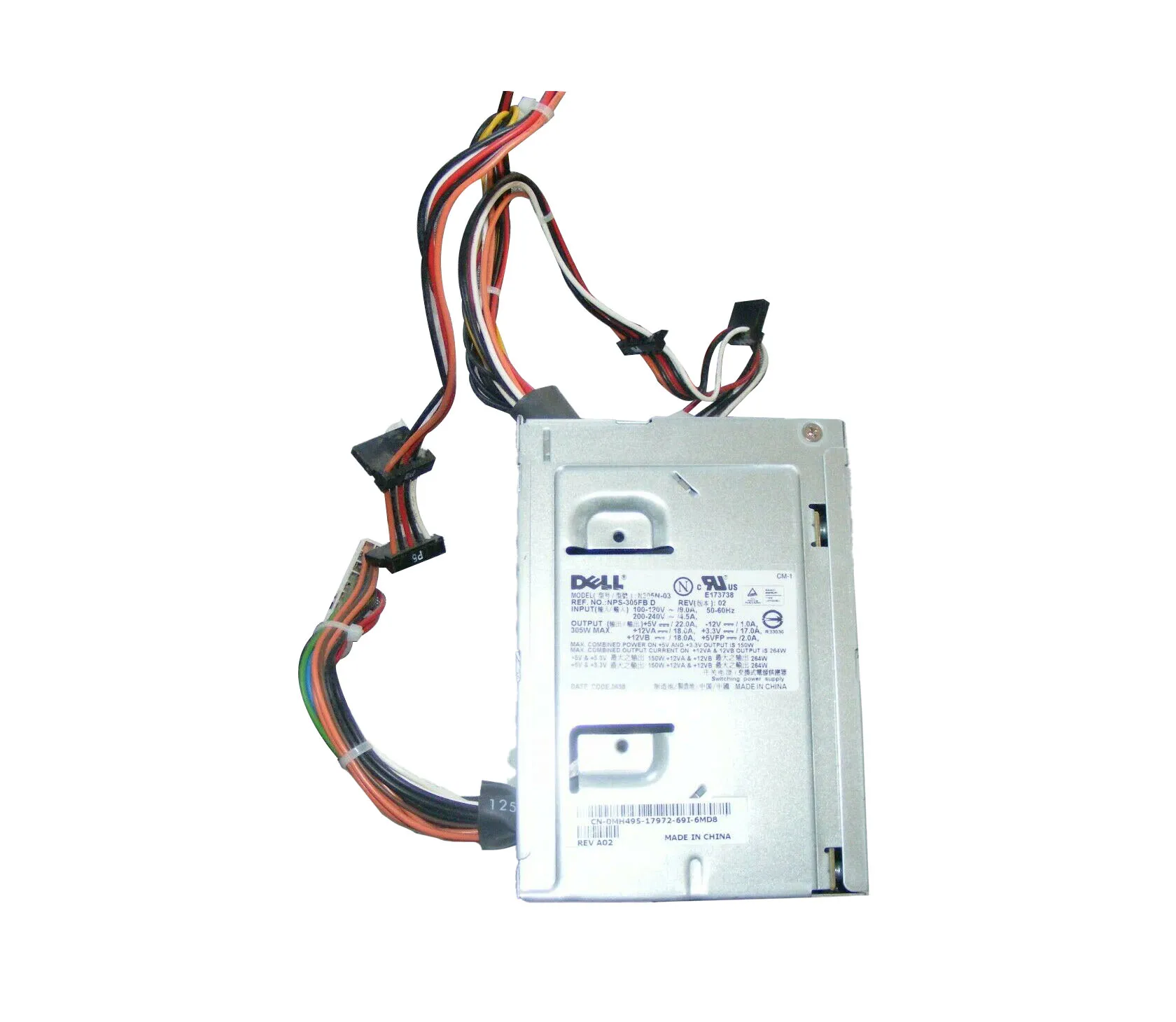 Dell MH495 305 Watts Power Supply For Optiplex GX745
