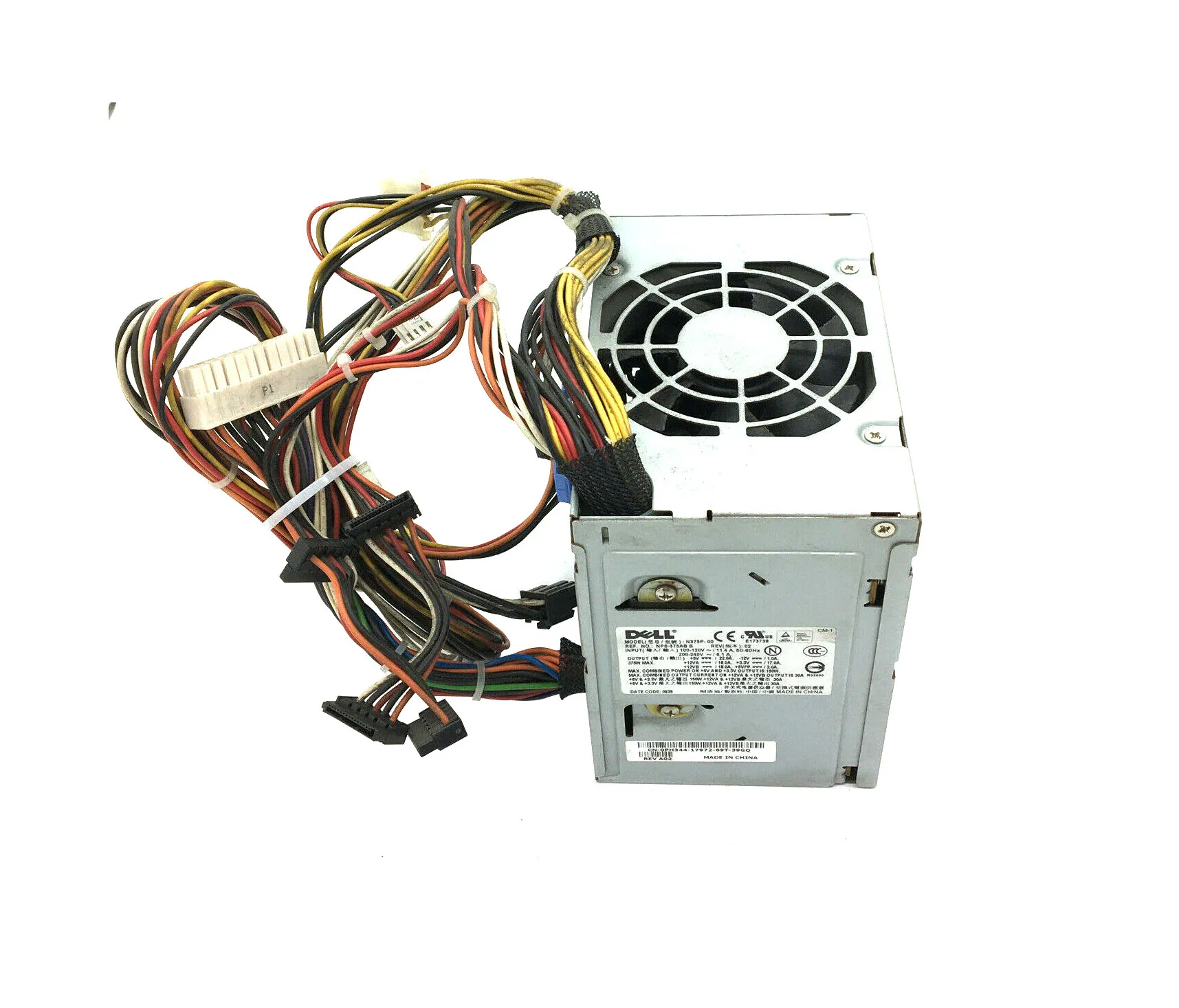 Dell PH344 375 Watts 200-240 V 6.1A Power Supply For Dimension 9100