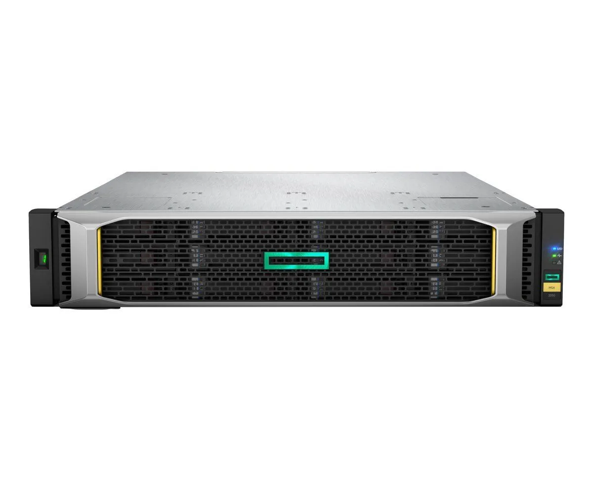 HP Q2R23A Modular Smart Array 1050 4-Port 1GbE iSCSI Dual Controller SFF Storage